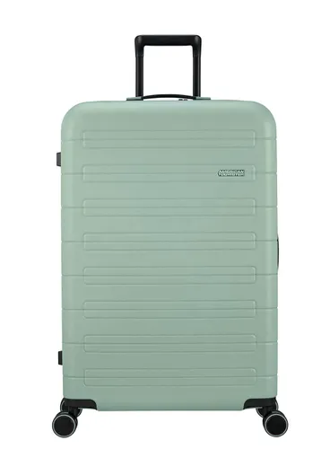 American Tourister Novastream'in Geniş Genişletilebilir Valizi -nomad green