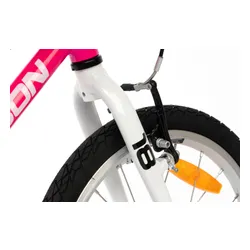 Rower dziecięcy KARBON Superlight Automatic 18 cali dla dziewczynki Różowy