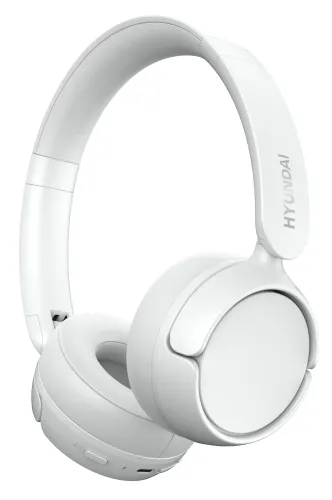 Słuchawki bezprzewodowe Hyundai HBTM 50BT Nauszne Bluetooth 6.0 Biały