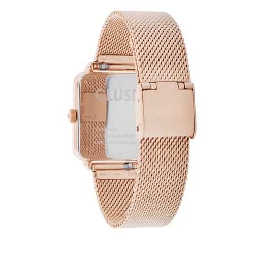 Cluse La Tétragone Cw0101207001 Rose Gold Mesh / White Saatler