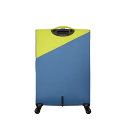 Большой расширенный чемодан American Tourister Daring DASH EXP-lime / coronet