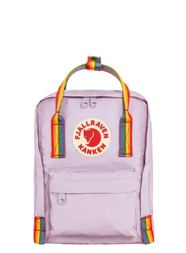 Fjallraven Kanken Gökkuşağı Mini pastel lavender sırt çantası / gökkuşağı deseni