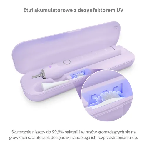 Szczoteczka soniczna TrueLife SonicBrush Clean70 UV Fioletowy