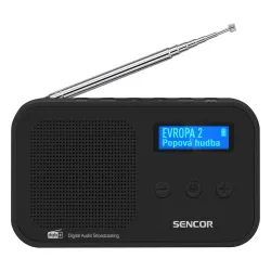 Radioodbiornik Sencor SRD 7200B Radio FM DAB+ Czarny
