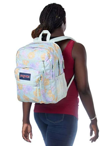 Рюкзак для ноутбука JanSport Big Student - выцветший цветочный / свежая мята