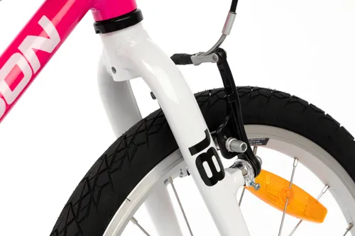 Rower dziecięcy KARBON Superlight Automatic 18 cali dla dziewczynki Różowy