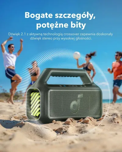 Głośnik Bluetooth Soundcore Boom 2 80W Zielony