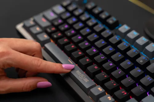 Klawiatura MAD DOG GK960K Gateron Pro Red Czarny