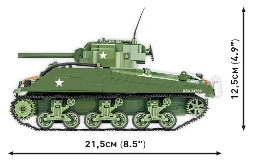 Конструктор COBI Historical Collection WWII M4A3 838 шт.