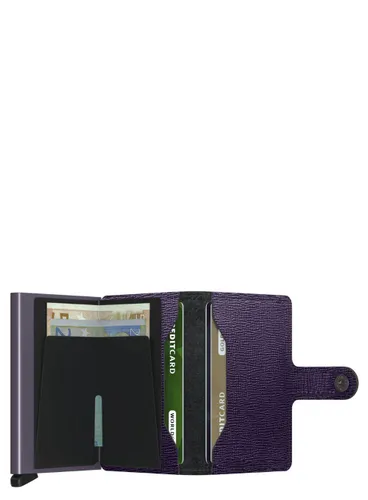 RFID Secrid Miniwallet Crisple-mor ile Kompakt Cüzdan