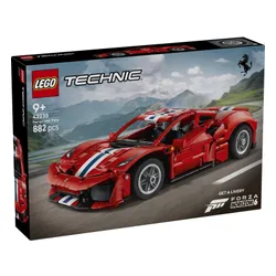 LEGO TECHNIC 42235 Samochód Ferrari 488 Pista, zestaw klocków 9+