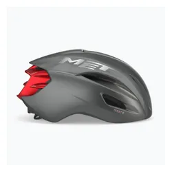 Kask rowerowy MET Manta MIPS dark slate/red matt