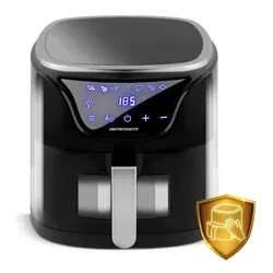 Frytkownica beztłuszczowa Air Fryer BERDSEN BD-652 5l Czarno-srebrny