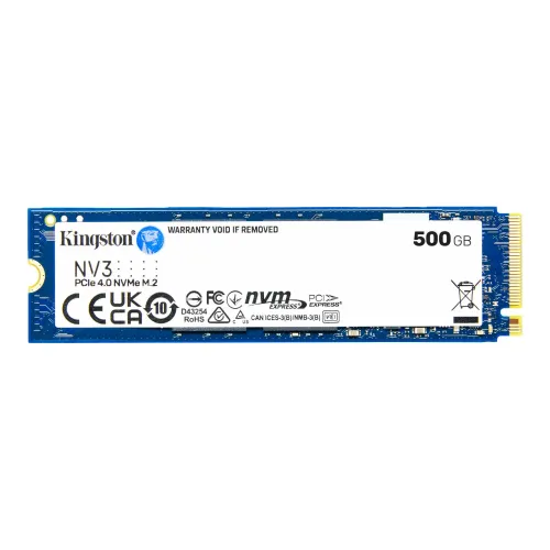 Dysk Kingston NV3 500GB PCIe Gen 4 x4 NVMe