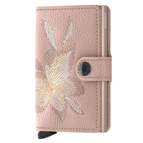 RFID Miniwallet Gizli Dikiş Kılıflı Cüzdan Linea-magnolia rose