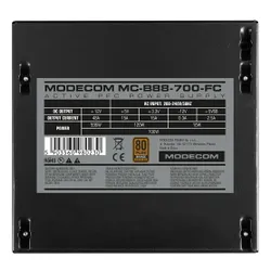 Zasilacz MODECOM B88-700-FC 700W 80 Plus Bronze Bulk