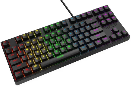 Klawiatura mechaniczna Krux Atax RGB Outemu Brown KRX0042 Czarny