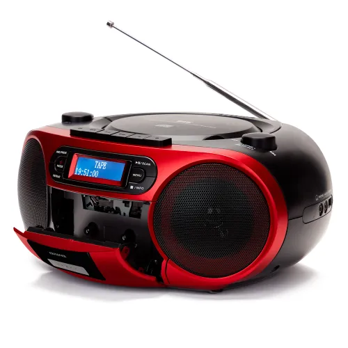 Radiomagnetofon Aiwa Boombox BBTC-660DAB/RD Bluetooth DAB+ Czerwony