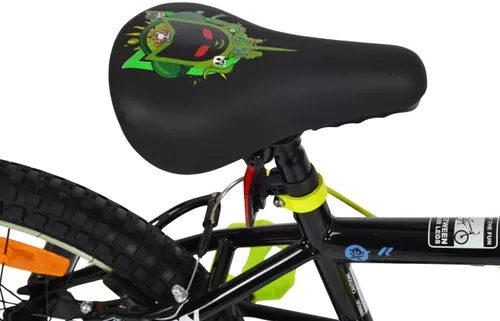 Rower dziecięcy KARBON Stickerboomb BMX 20 Czarno-limonkowy