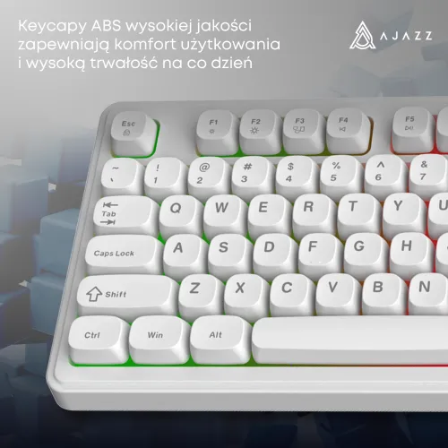Klawiatura membranowa Ajazz AF98 Biały
