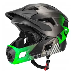 Kask rowerowy dziecięcy, Szczękowy, Ochronny na rower, hulajnogę, ROCKBROS