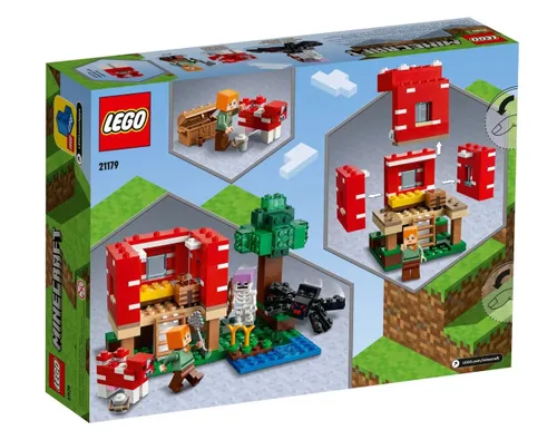 LEGO Minecraft 21179 дом в грибе