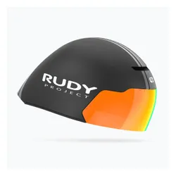 Kask rowerowy Rudy Project Wingdream black matte/multilaser orange