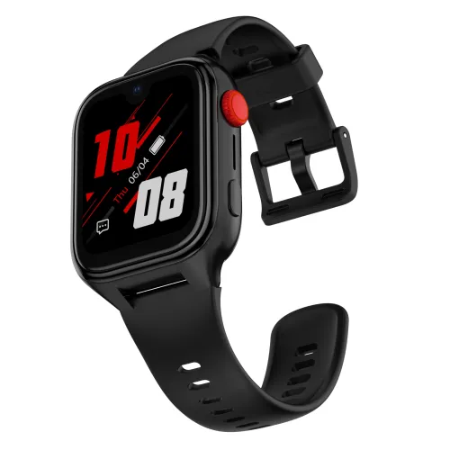 Smartwatch STELIO JuniorPro Funkcje AI 4G Czarny