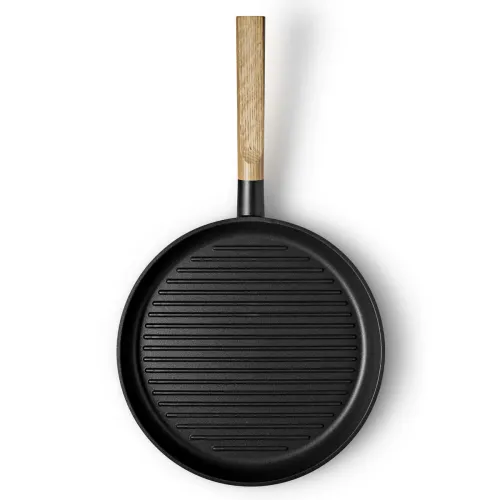 EVA SOLO Nordic Kitchen 28 cm - patelnia grillowa aluminiowa nieprzywierająca
