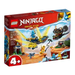 Конструктор LEGO Ninjago 71798 Нья и Арин - битва на спине маленького дракона