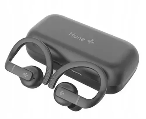 Słuchawki bezprzewodowe Hune Haba Sport TWS Dokanałowe Bluetooth 5.4 Szary