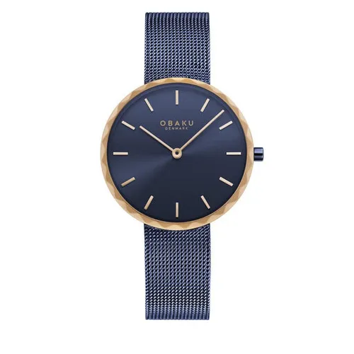 Obaku Klasör V252lxslml Donanma Saati / Gül Altın