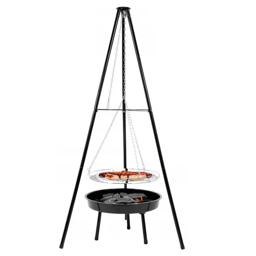 Grill węglowy VELACO VL08-BLACK Czarny