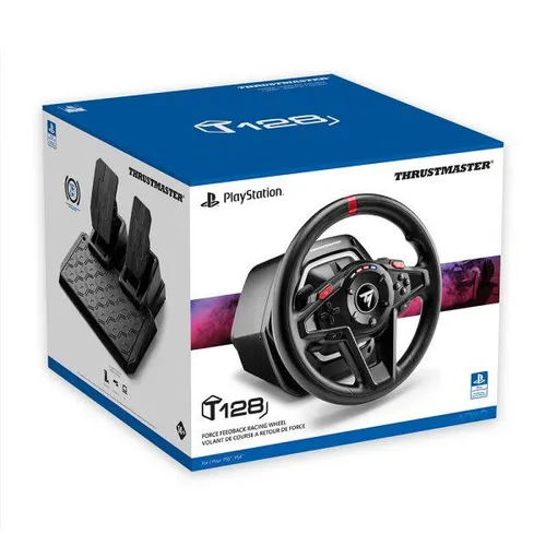 Thrustmaster T128 руль с педалями для PS5, PS4, PC Force Feedback