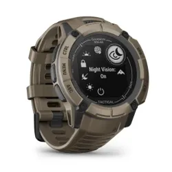 Смарт-часы Garmin Instinct 2x Solar Tactical Edition (светло-коричневый / светло-коричневый ремешок)