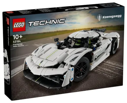 Конструктор LEGO Technic 42184 Белый гиперкар Koenigsegg Jesko Absolut