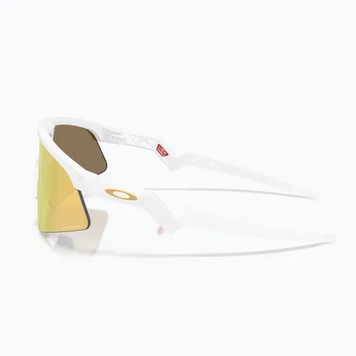 Okulary przeciwsłoneczne dziecięce Oakley resistor sweep matte white/prizm 24k