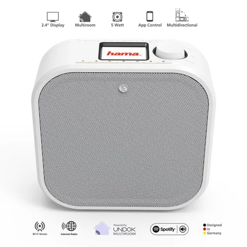 Radioodbiornik Hama DIR355BT Radio FM DAB+ Internetowe Bluetooth Biały