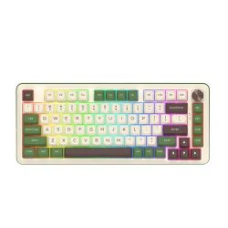 Klawiatura mechaniczna Redragon K681CGC-RGB-PRO Cyrus Dragon Growl Biało-zielony