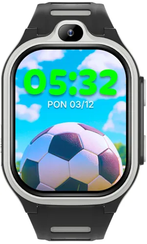 Smartwatch FOREVER Kids Boost KW-530 AI GPS WiFi 4G Czarno-biały
