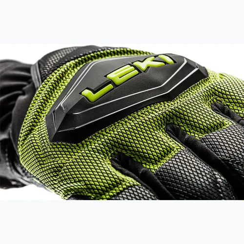 Rękawice narciarskie LEKI WCR Coach 3D black/ice lemon