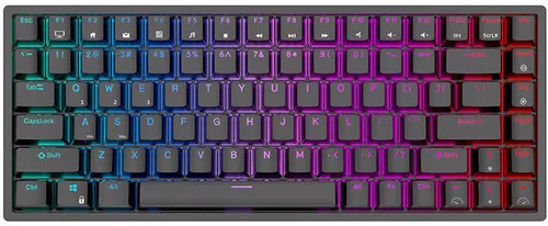 Klawiatura ROYAL KLUDGE RK84 Black Red Switch