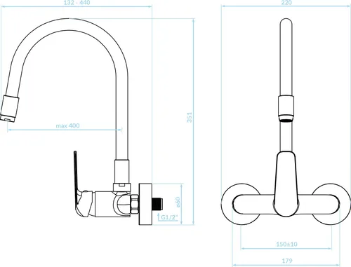 Bateria KUCHINOX Elza BKE 781D Czarny-chrom