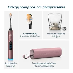 Szczoteczka soniczna PHILIPS Sonicare DiamondClean 9900 Prestige HX9813/95 Różowy