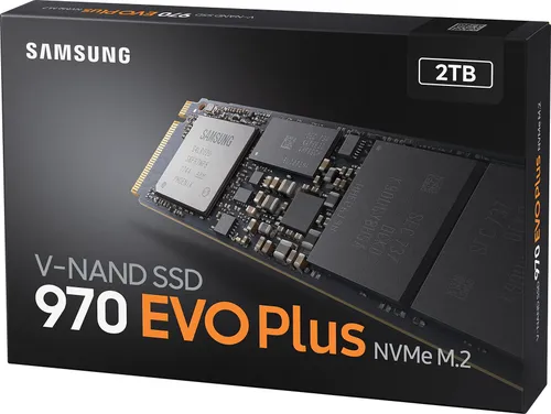 Samsung 970 EVO Plus SSD 2 TB M. 2 2280 PCI-E x4 Gen3 NVMe (MZ-V7S2T0BW)