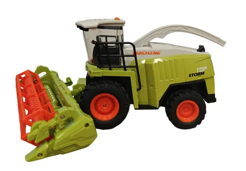 Zdalnie sterowany kombajn COIL RC zabawka na pilota światło dźwięk skala 1:24