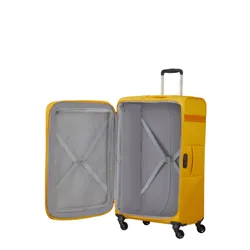 Walizka duża poszerzana Samsonite CityBeat - golden yellow