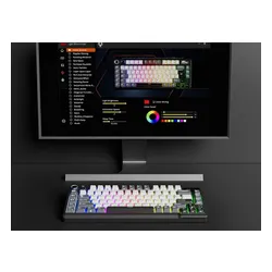 Klawiatura ROYAL KLUDGE L75 Knight Black Beige Switch