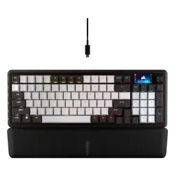 Klawiatura mechaniczna Corsair Vanguard 96 RGB MLX Szaro-bialy
