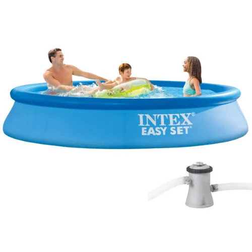 Basen ogrodowy rozporowy z pompą i wyłącznikiem różnicowym Easy Set 305x61 cm INTEX 28118 GN